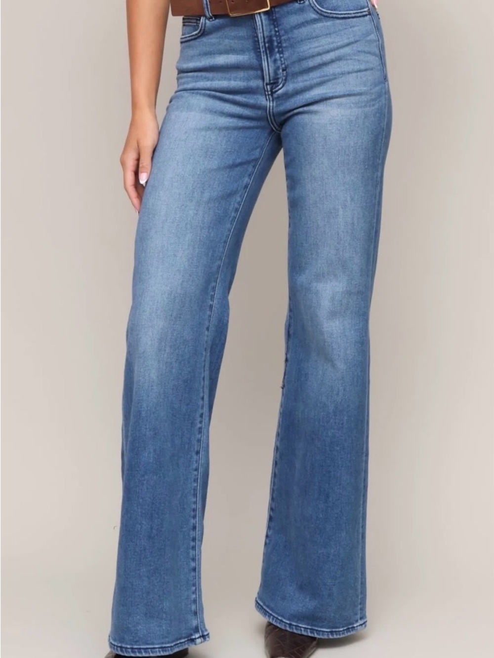 HIDDEN DENIM Happi Comfort Straight/wide Jean - Size 24 NWT